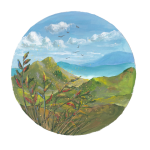 Урок по рисованию горного пейзажа гуашью
