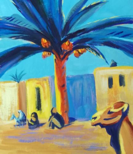 Финиковая пальма (по картине М. Сарьяна)